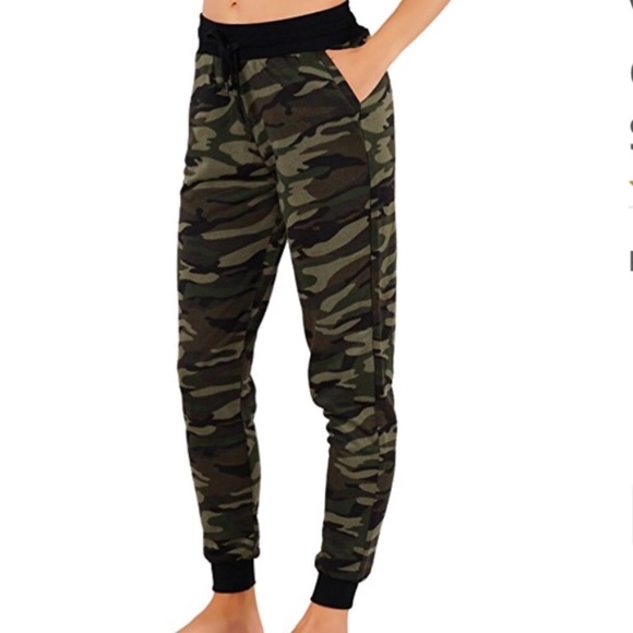 vibrant vixen Pants - Camouflage Camo joggers sweatpants workout pants